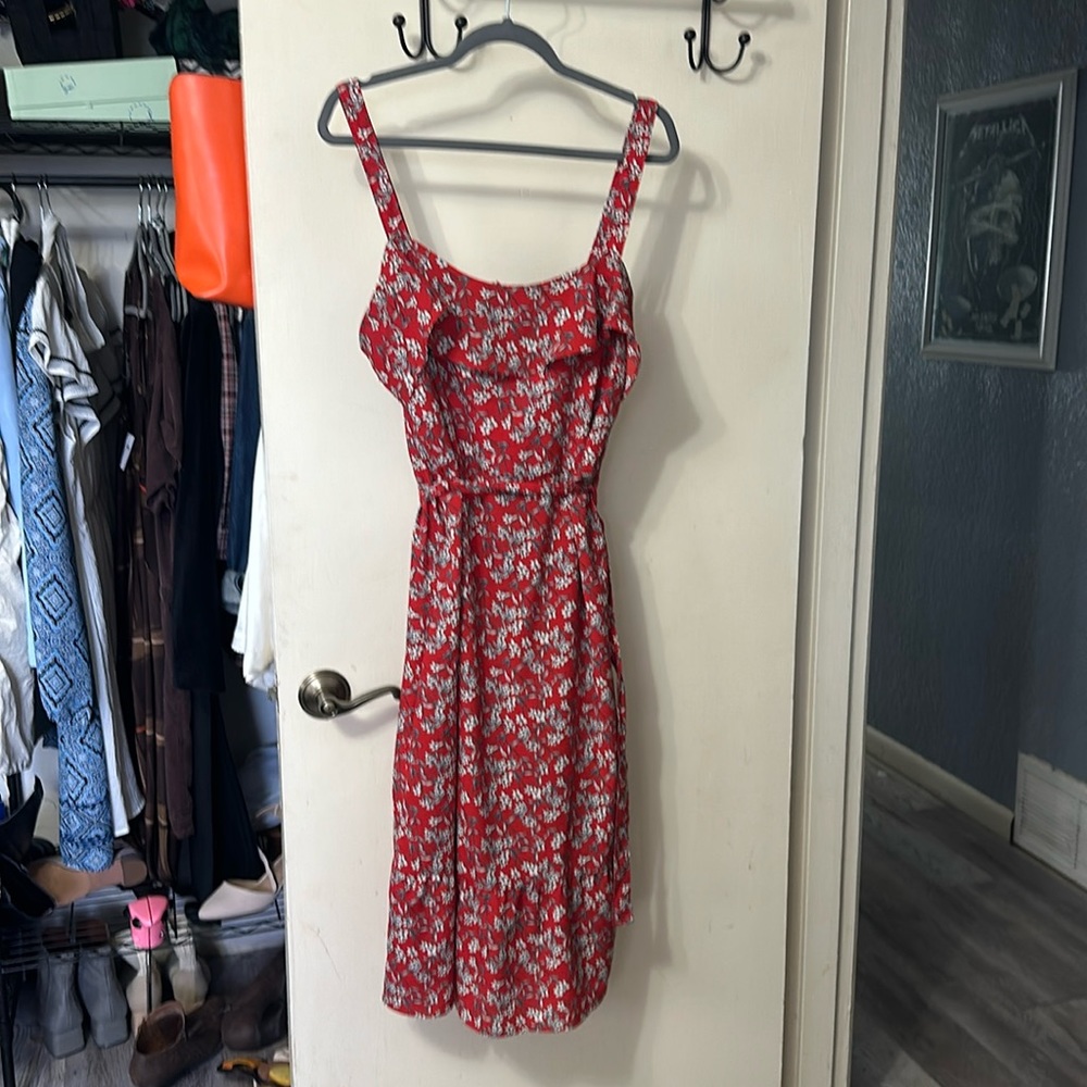 Size 14 red sundress